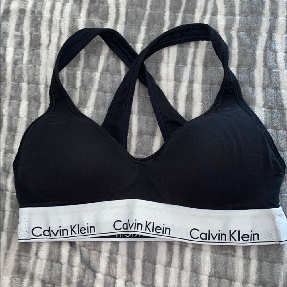calvin klein sports bra